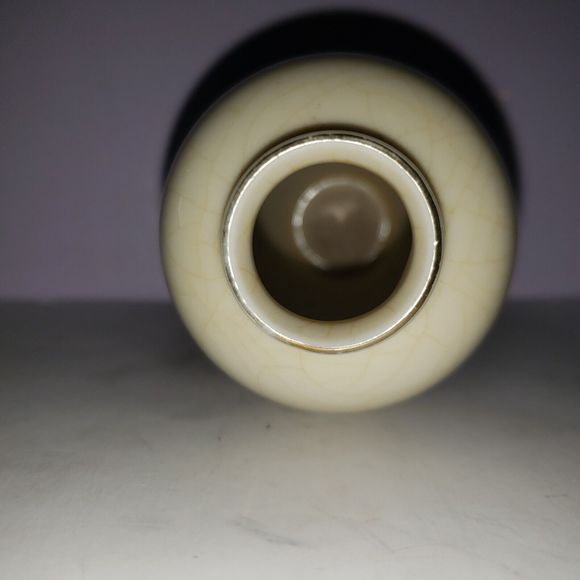 Mini Japan Floral Bud Vase Creme Colored 4" - Picture 6 of 9